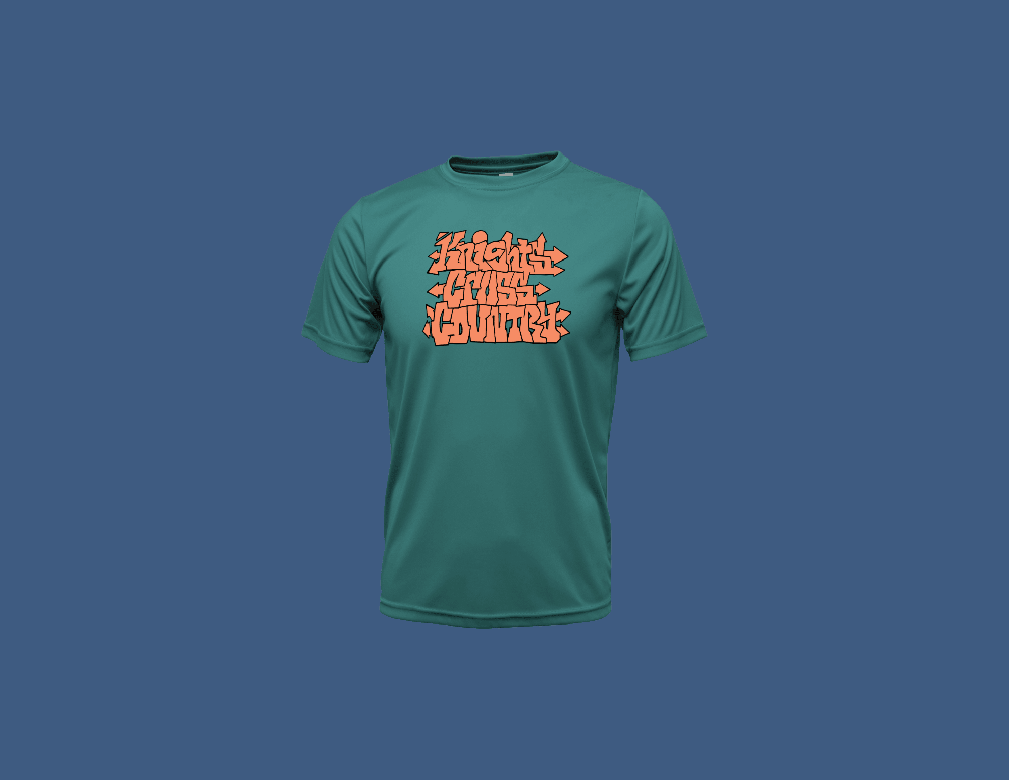 Knights CC Teal Orange Design